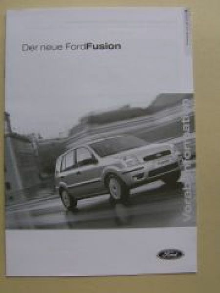 Ford Fusion Juni 2002