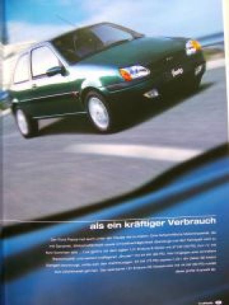 Ford Fiesta +Kool +Sport +Ghia Dezember 1999 NEU : Autoliteratur Höpel