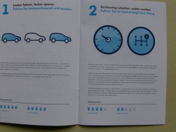 VW Think Blue Prospekt A5 Format März 2010 NEU