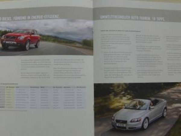 Volvo und die Umwelt Prospekt NEU C30 V50 S40 V70 S80