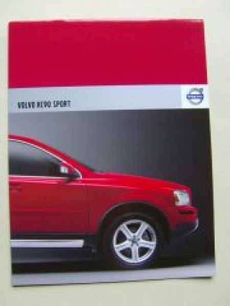 Volvo XC90 Sport Prospekt Januar 2007 NEU