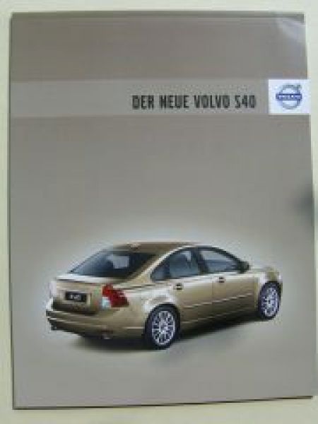 Volvo S40 Prospekt Februar 2007 NEU