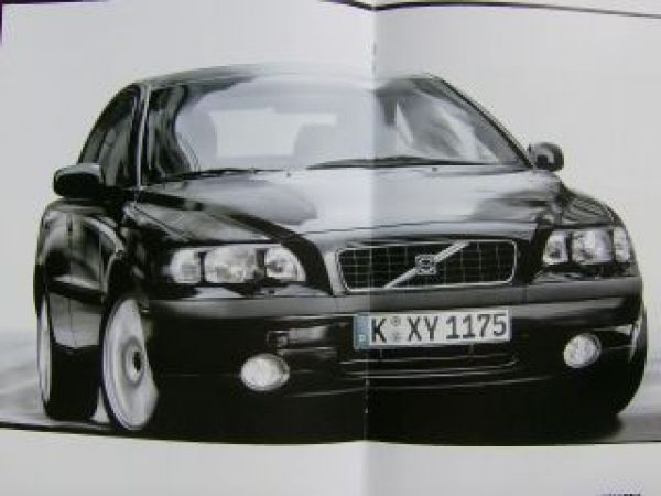 Volvo S60/V70 Black Edition Prospekt September 2003 NEU