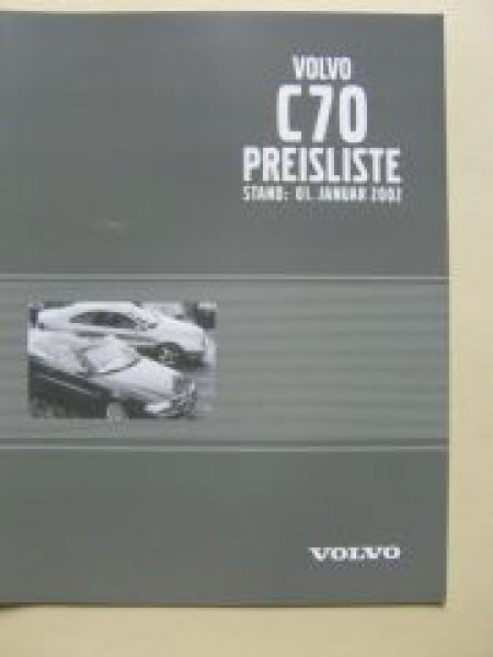 Volvo C70 Coupé Cabriolet 1.Januar 2002 NEU