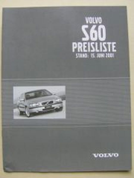 Volvo S60 15.Juni 2001 NEU