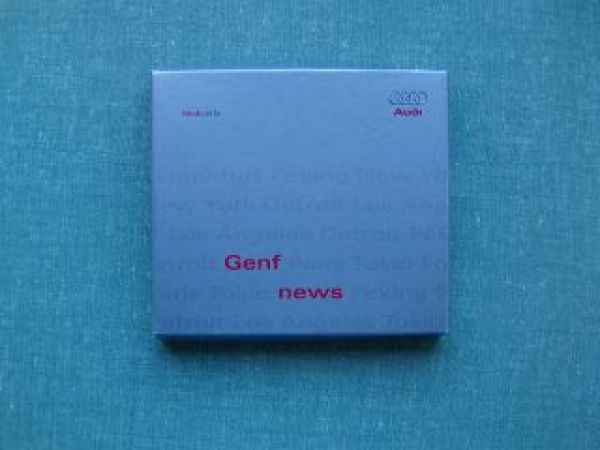 Audi Pressemappe Genf 2007 +Text+Fotos+CD Q7 4.2 TDi