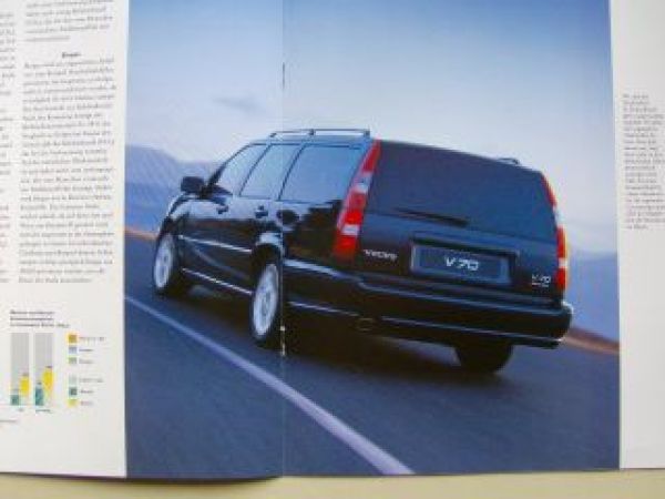 Volvo V70 Bi-Fuel Prospekt 1998 Rarität