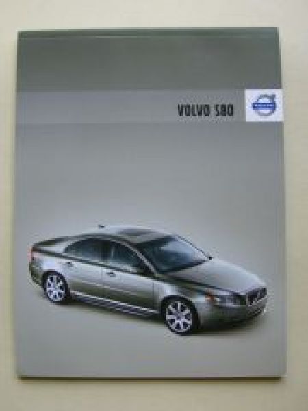 Volvo S80 +T6 +D5 Prospekt Februar 2007 NEU