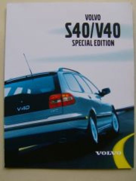 Volvo S40/V40 Special Edition Dezember 1999 NEU