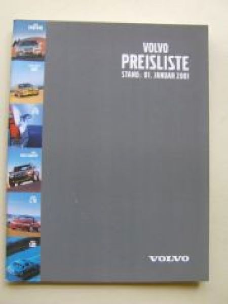Volvo 1.Januar 2001 S40/V40 S60 V70 Cross Country C70 S80