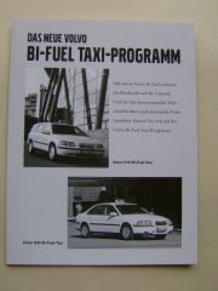 Volvo Bi-Fuel TAXI-Programm V70 S80 Oktober 2000 NEU