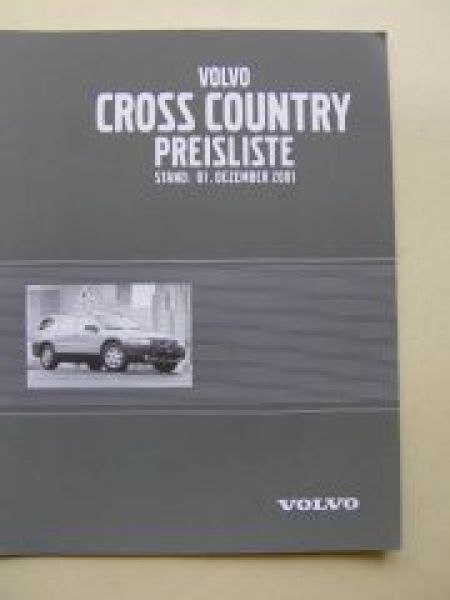 Volvo Cross Country 1.Dezember 2001 NEU