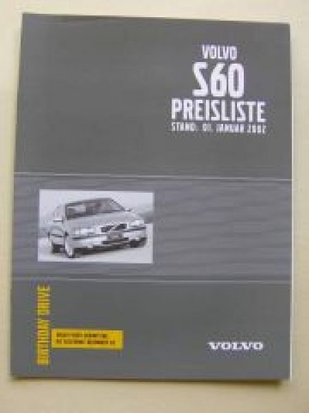 Volvo S60 1.Januar 2002 NEU
