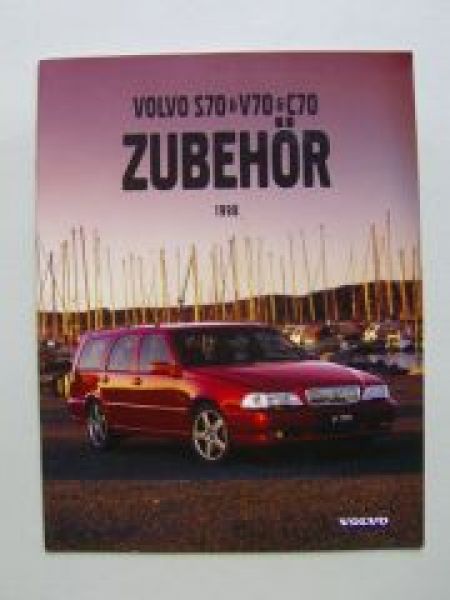Volvo S70 V70 C70 Zubehör Prospekt 1998 Rarität