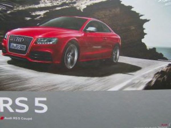 Audi RS 5 Coupè Buch März 2010 NEU