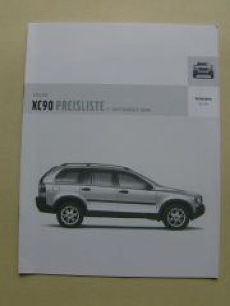 Volvo XC90 7.September 2004 NEU