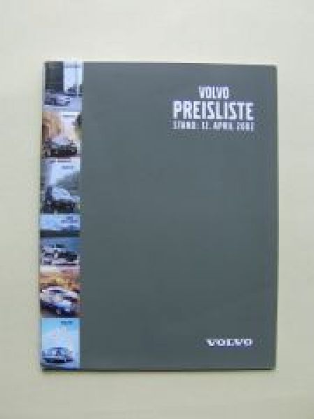 Volvo 12.April 2002 S40/V40 S60 V70 Cross Country C70 S80