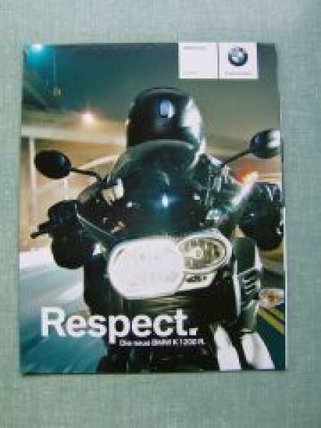 BMW K 1200 R Prospekt Poster A1 Format+Preisliste 2005
