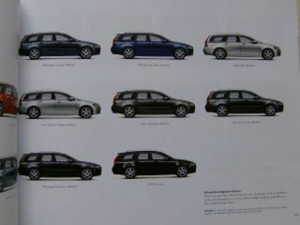 Volvo V50 Prospekt August 2009 NEU
