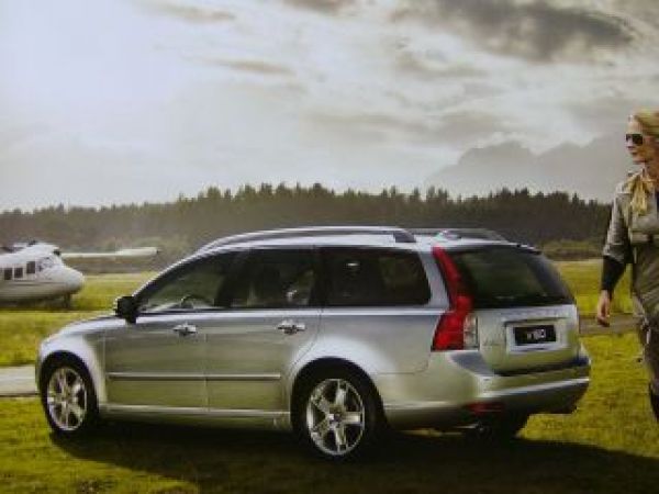 Volvo V50 Prospekt August 2009 NEU