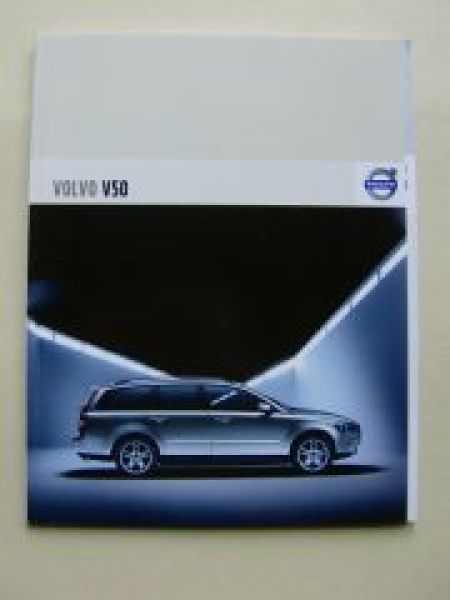Volvo V50 Prospekt Februar 2006 +Preisliste Mai 2006 NEU