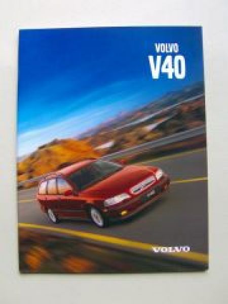 Volvo V40 Prospekt 1999 NEU