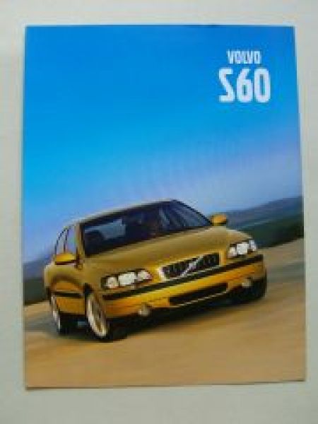 Volvo S60 Prospekt 2001 NEU