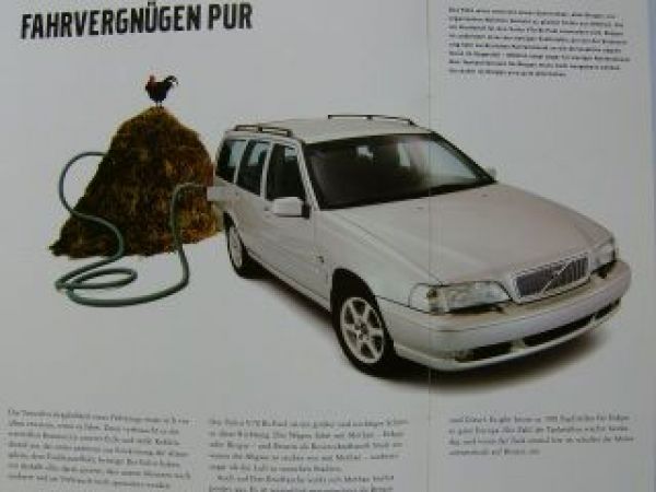 Volvo V70 Bi-Fuel Prospekt 2000 Rarität