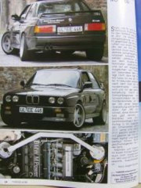 Tuning 6/1988 BMW E34 Poster, R5,E30,M3,928 S4,W201,E12