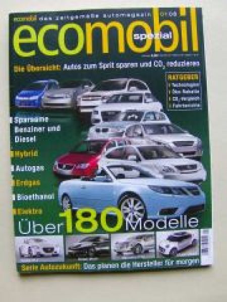 ecomobil spezial 1/2008 Honda CR-Z,Nissan Mixim,F700,Cactus