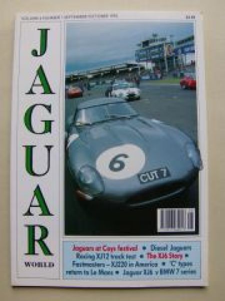 Jaguar World Vo6 No1 9+10/1993 XJ12, XJ6 Story, XJ220,BMW E23