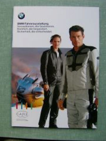 BMW Fahrerausstattung Prospekt 1999 NEU