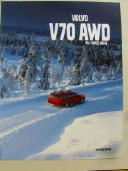 Volvo V70 AWD Prospekt 1997 Dänemark NEU
