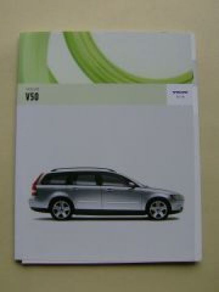 Volvo V50 Prospekt 2006 NEU