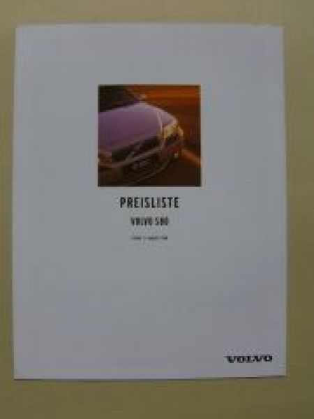 Volvo 1.Januar 1999 S40 V40 S70 V70 C70 S80 NEU