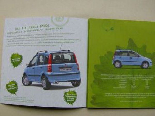 Fiat Panda Natural Power Prospekt Oktober 2008 NEU