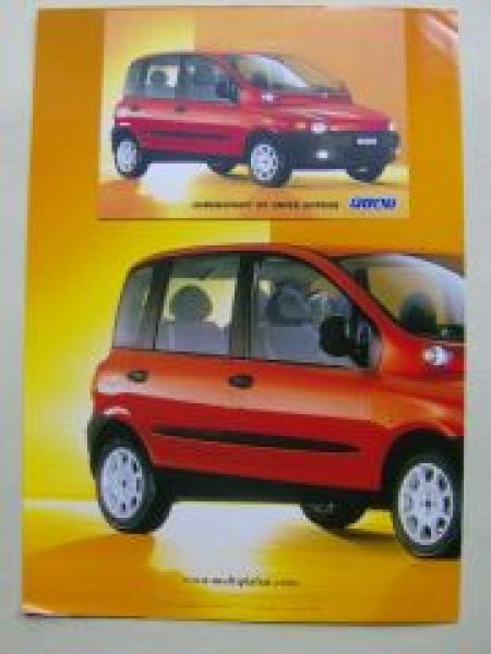 Fiat Multipla Prospekt April 1998 NEU