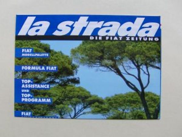 Fiat la strada Zeitung Modellpalette Festa Fiat Herbst 1997