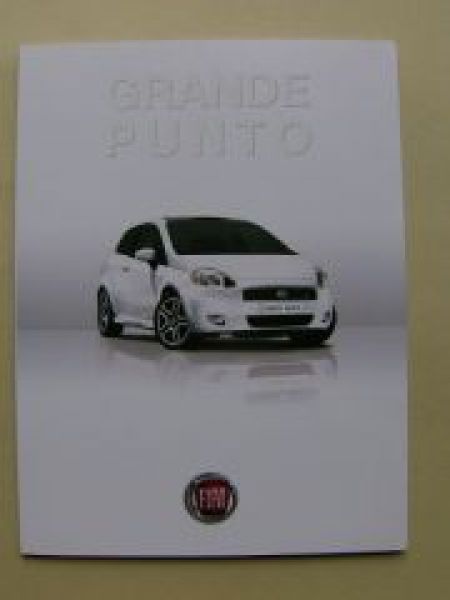 Fiat Grande Punto Prospekt April 2009 NEU