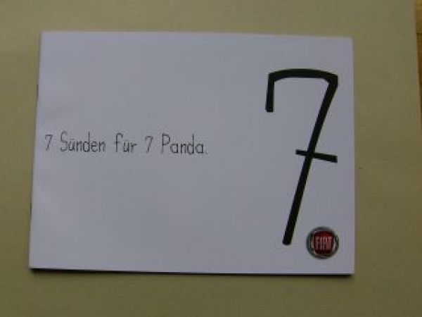 Fiat Panda 7 Sünden 100HP, 4X4,Cross Mai 2009 +Preisliste