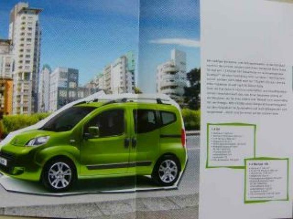 Fiat Qubo Prospekt April 2009 NEU