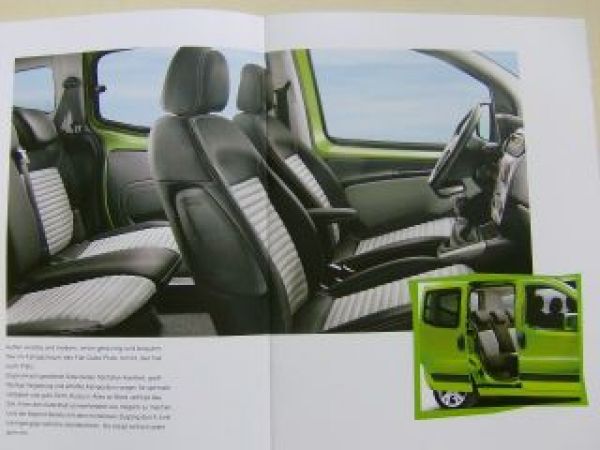Fiat Qubo Prospekt April 2009 NEU