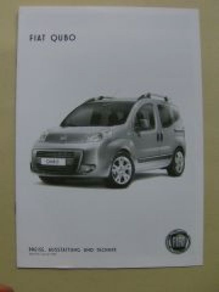 Fiat Qubo Prospekt April 2009 NEU