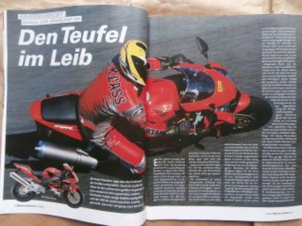 Motorradfahrer 1/2002 Honda CBR RR Fireblade, BMW F650CS vs. F 650 GS, Aprilia RS 250,