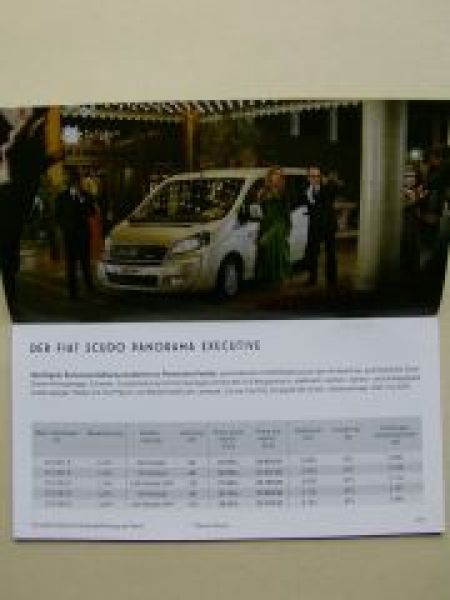 Fiat Scudo Panorama Versionen und Preise September 2008