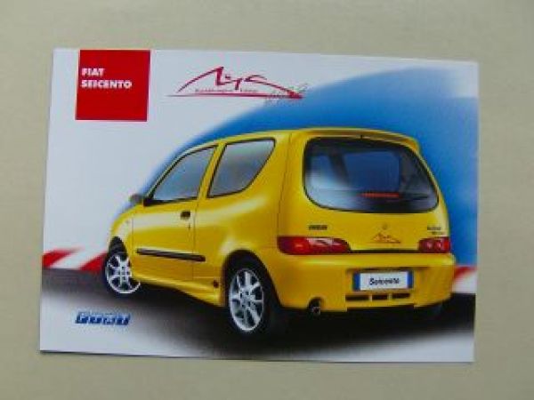 Fiat Seicento Michael Schumacher Edition Februar 2001 NEU