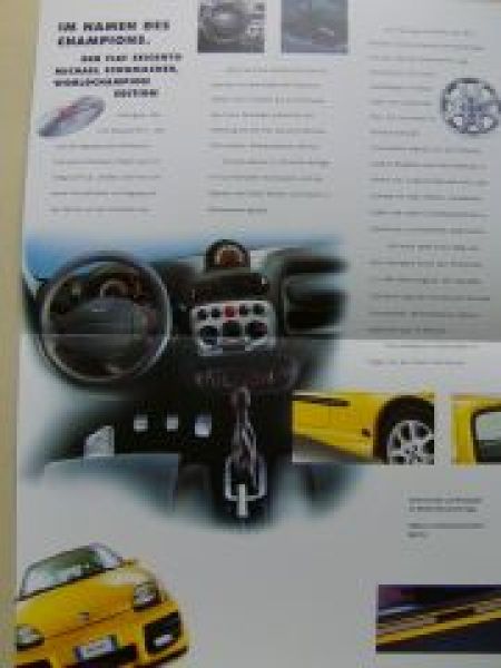 Fiat Seicento Michael Schumacher Edition Februar 2001 NEU