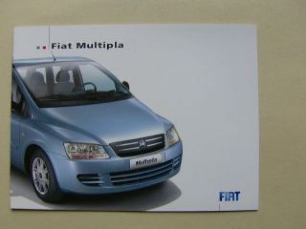 Fiat Multipla Prospekt Januar 2006 +Natural Power Erdgas