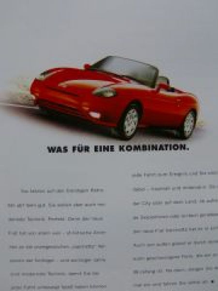 Fiat barchetta Prospekt November 2000