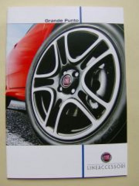 Fiat Grande Punto Lineaccessori Zubehör September 2008 NEU